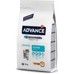 Сухий корм для кошенят з куркою Kitten Advance