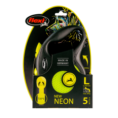 Повідець-рулетка Neon Flexi