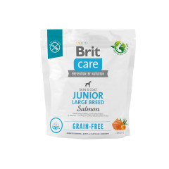 Сухий корм для собак з лососем (NEW) Large Breed Junior Salmon Brit Care