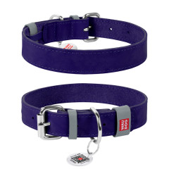 Нашийник (ш. 12мм. 19-25см.) фіолетовий Classic WauDog CoLLar