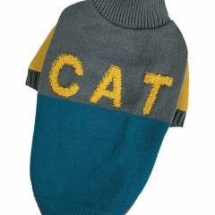 Светр для котів CAT зелено сірий Dogs Bomba