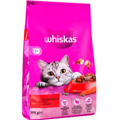 Сухий корм для котів з яловичиною Whiskas