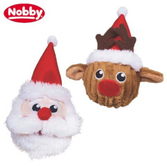 Іграшка м'яч Лось/Санта Cristmas Nobby