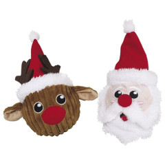Іграшка м'яч Лось/Санта Cristmas Nobby