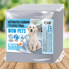Пелюшки однорозові з вугіллям 60 x 60 см. Wow Pets