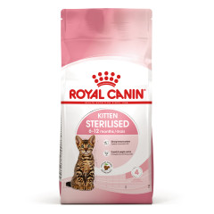 Сухий корм для кошенят Sterilised Kitten Second Age Feline Health Nutrition Royal Canin