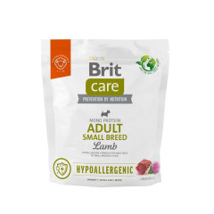 Сухий корм для собак з ягням Small Breed Adult Lamb Brit Care