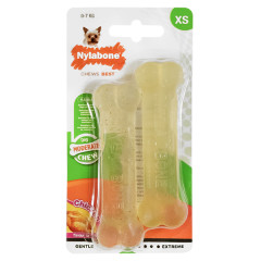 Іграшка кістка для собак 2 штуки з куркою Dog Moderate Chew Nylabone