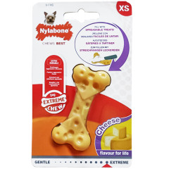 Іграшка кістка для собак з сиром Dog Extreme Chew Nylabone