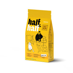 Сухий корм для котів з яловичиною Beef Recipe Adult Cat Half & Half