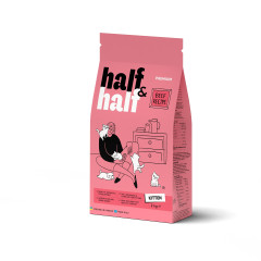 Сухий корм для кошенят з яловичиною Beef Recipe Kitten Half & Half
