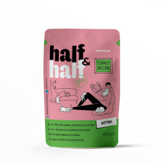 Вологий корм для кошенят з індичкою у желе Turkey Recipe wet Kitten Half & Half