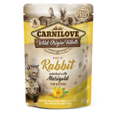 Вологий корм для кошенят з кроликом і календулою Rabbit Wet Adut Cat Carnilove