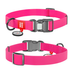 Нашийник для собак водостійкий пластикова пряжка-фастекс Waterproof WauDog CoLLar