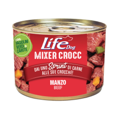 Вологий корм для собак яловичина Mixer Crocc Life Dog