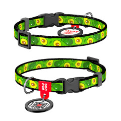 Нашийник (ш. 10мм. 20-30см.) "Авокадо" Nylon WauDog CoLLar