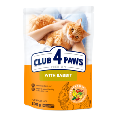 Сухий корм для котів з кроликом Adult Cat Клуб 4 Лапи