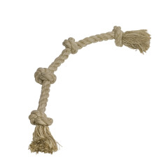 Іграшка канат 4 вузлика Sisal Cotton Mix Rope Toy Nobby