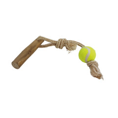 Іграшка на канаті кавове дерево і тенісним мячем Coffee Wood Stick Nature line Nobby