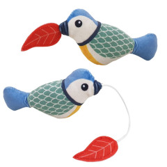 Іграшка м'яка синичка заводна PlushToy Nobby