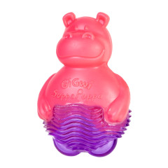 Іграшка латексна бегемотик з пищалкою Suppa Puppa GiGwi