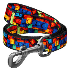 Повідець нейлоновий "Блоки" Nylon WauDog CoLLar (old)