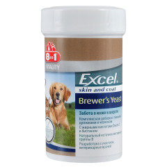 Вітаміни Вітаміни для котів та собак Brewer's Yeast Skin and Coat 8in1