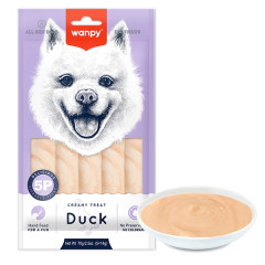 Ласощі для собак крем снек з качкою Duck Creamy Wanpy