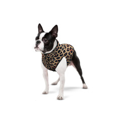 Куртка для собак малюнок "Леопард" Clothes WauDog Collar