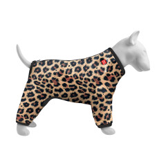 Дощовик для собак малюнок "Леопард" Clothes WauDog Collar