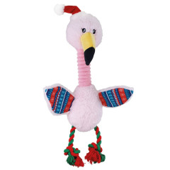 Іграшка м'яка для собак фламінго PlushToy Nobby