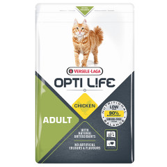 Сухий корм для котів беззерновий з куркою Adult Cat Opti Life Versele-Laga