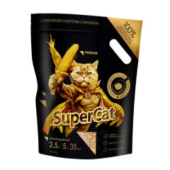 Наповнювач Кукурудзяний комкуючий Super Cat Collar