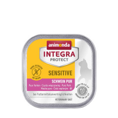 Ветеринарна дієта для котів з харчовою непереносимістю з свининою Pork Sensitive Integra Protect Animonda