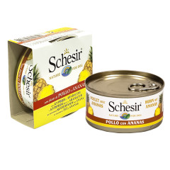 Вологий корм для собак з куркою та ананасом Wet Schesir