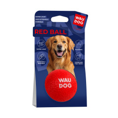 Іграшка м'яч для собак WAUDOG Fun Red Ball, спінений термопластичний поліуретан, 70 мм Fun Red Ball Fun WauDog Collar