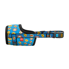 Намордник для собак нейлоновий малюнок "ВАУ" Nylon WauDog Collar
