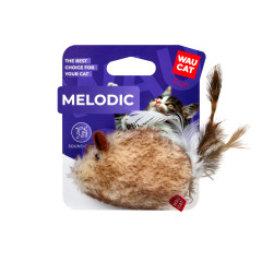 Іграшка м'яка мишка зі звуковим чипом Melodic Fun Waucat Collar