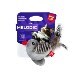 Іграшка м'яка пташка зі звуковим чипом Melodic Fun Waucat Collar