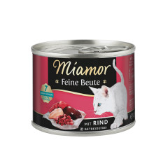Вологий корм для котів яловичина mit Rind Feine Beute Miamor
