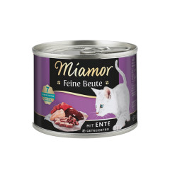 Вологий корм для котів качка mit Ente Feine Beute Miamor