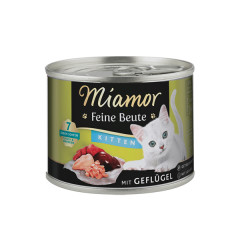 Вологий корм для кошенят птиця Geflugel mit Huhn Kitten Feine Beute Miamor