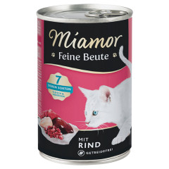 Вологий корм для котів яловичина mit Rind Feine Beute Miamor