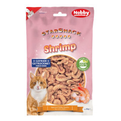 Ласощі для котів сушені креветки Shrimp StarSnack Nobby