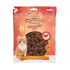 Ласощі для котів крекери з яловичиною Croquette Beef StarSnack Nobby