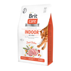 Сухий корм для котів з куркою Anti-Stress Indoor Chiken Brit Care
