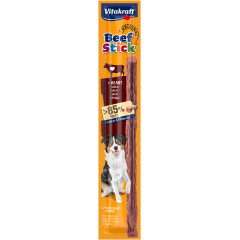 Ласощі для собак м'ясна паличка з яловичим серцем Heart Beef-Stick Dog Vitakraft