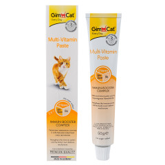 Ласощі для котів Мультивітаміння паста 3 в 1 50 г. Multi-Vitamin Paste Cat Gim