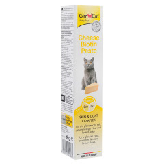 Ласощі для котів паста з сиром та біотином 50 г. Cheese Biotine Paste Cat Gim