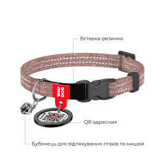 Нашийник для котів з відновленої бавовни Re-cotton WauDog Collar